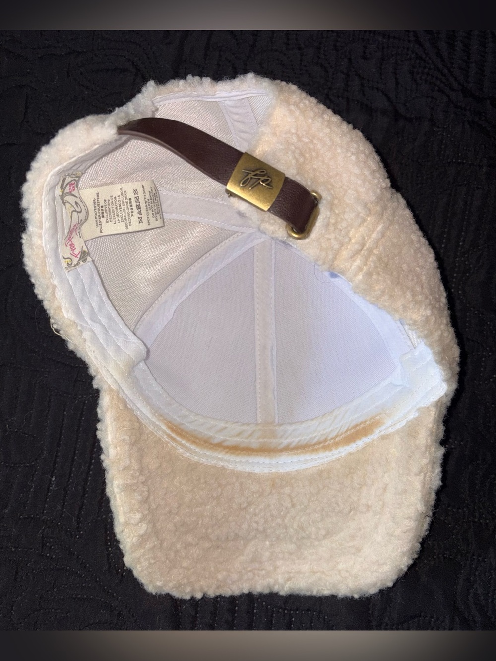 Free People Cozy Sherpa Cap One Size - Picture 3 of 4